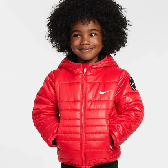 Toddler Filled Quilted Jacket Nike Size Small 4 and 5yrs - Picture 1 of 10